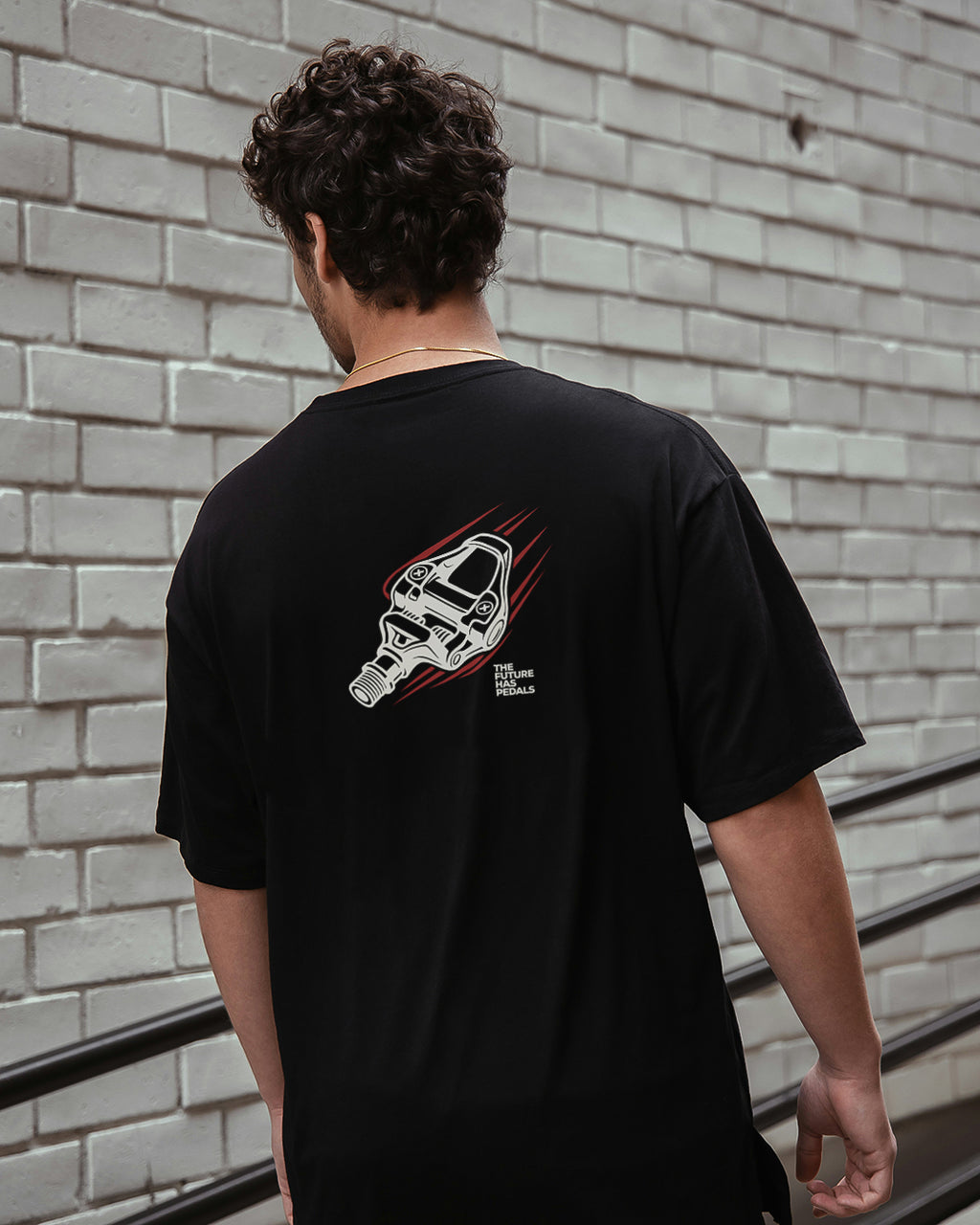 Flying Pedal T-Shirt Black