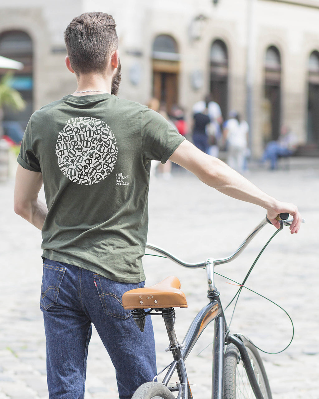 White Pedal Logo T-Shirt