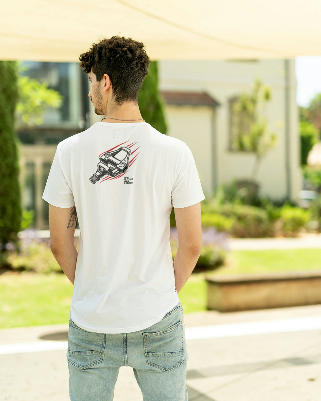 Flying Pedal T-Shirt White